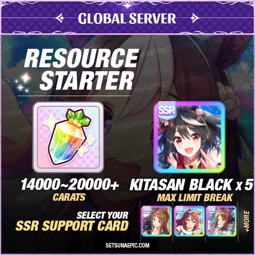 Uma Musume Pretty Derby Account Resource Starter Global Server