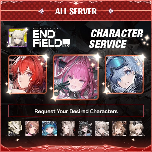 arknights end field character service account