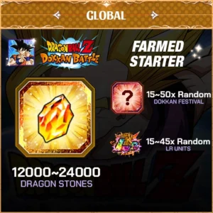 Dragon Ball Z Dokkan Battle Account Farmed Resource Starter