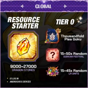 Dragon Ball Z Dokkan Battle Account Resource Starter