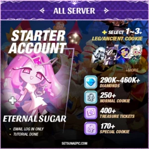 Cookie Run Kingdom Account Eternal Sugar Starter All Server