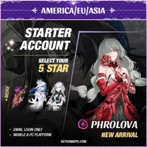 Phrolova Wuthering Waves Account Starter All Server