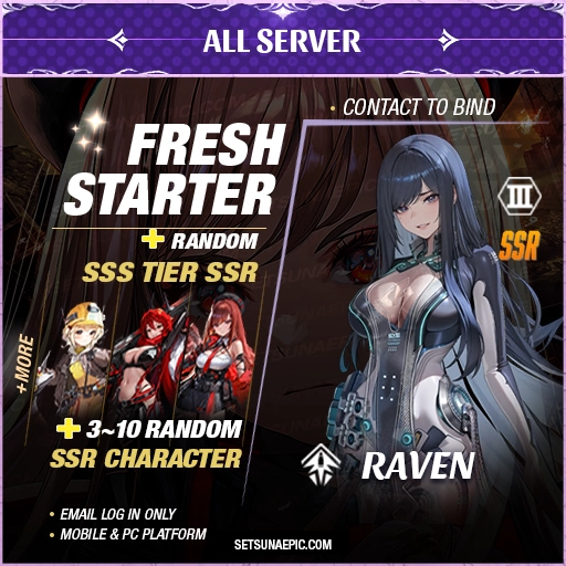 Raven NIKKE Goddess of Victory Account Starter All Server