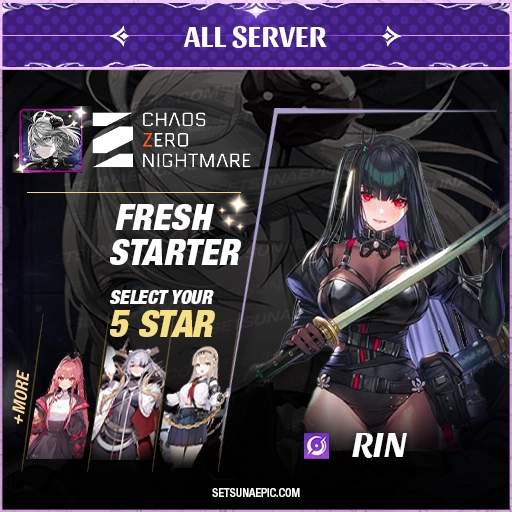 Rin Chaos Nightmare Zero Account Starter All Server