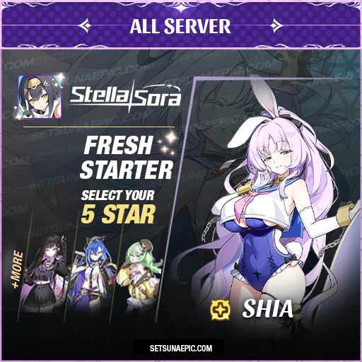 Shia Stella Sora Account Starter All Server