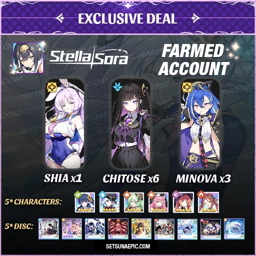 Exclusive Deal Stella Sora Account Starter All Server