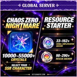 Chaos Zero Nightmare Account Resource Starter Global Server