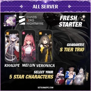 Trio S Tier Chaos Nightmare Zero Account