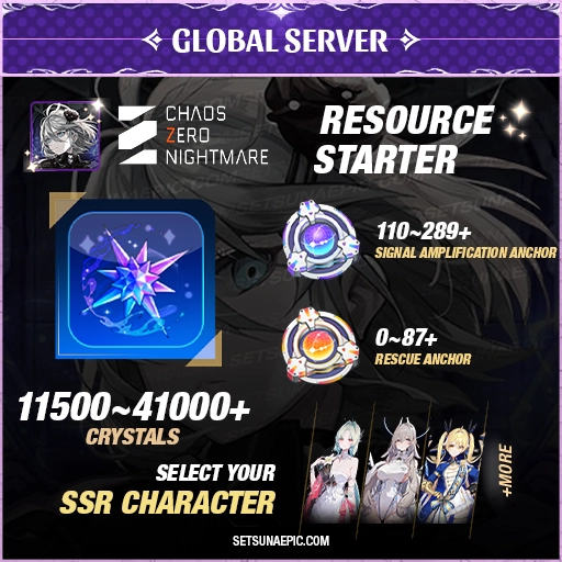 chaos zero nightmare starter account