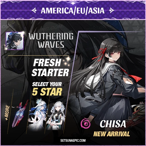 Chisa Wuthering Waves Account Starter All Server