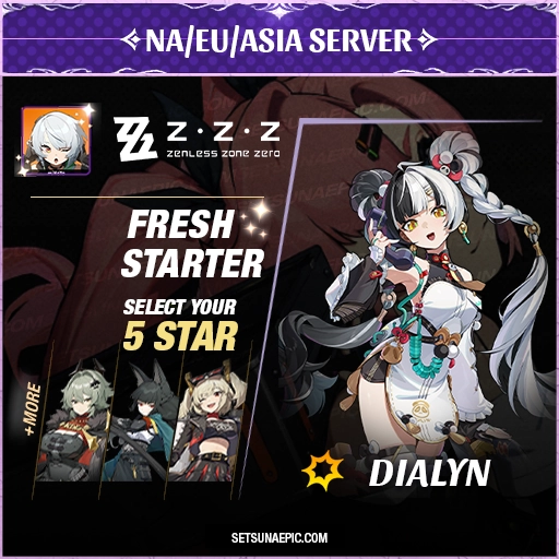 Dialyn Zenless Zone Zero Account Starter All Server