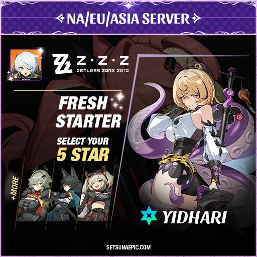 Yidhari Zenless Zone Zero Account Starter All Server