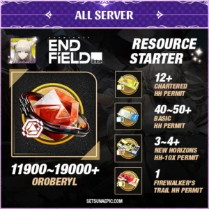 arknight end field resource starter account