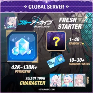 Blue Archive Account Resource Starter Global Server
