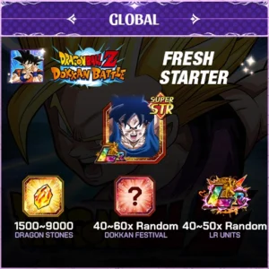 Dragon Ball Z Dokkan Battle Account Resource Fresh Starter Global Server