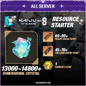 Kaiju No 8 The Game Account Resource Starter Global Server