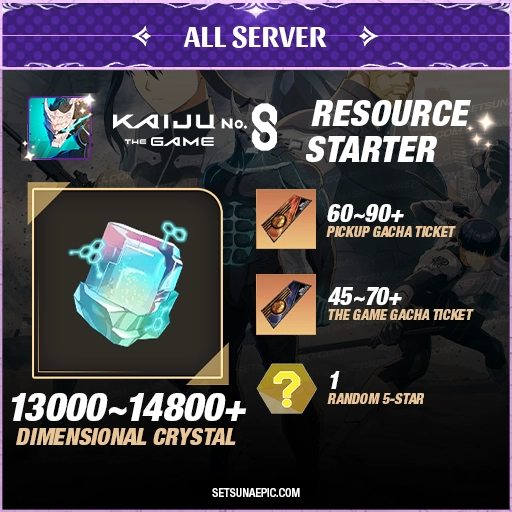 Kaiju No 8 The Game Account Resource Starter Global Server