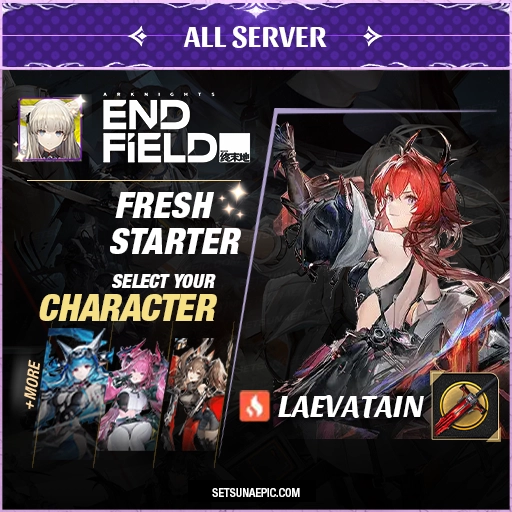 Laevatain Arknights: End Field Starter Account All Server