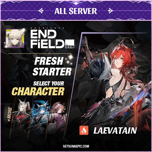 Laevatain Arknights: End Field Starter Account All Server