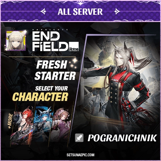 Pogranichnik Arknights: End Field Starter Account All Server