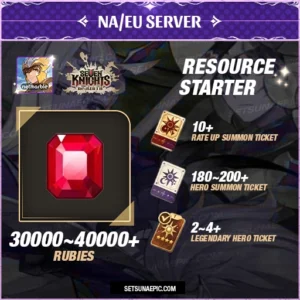 Seven Knights Re:Birth Account Resource Starter All Server