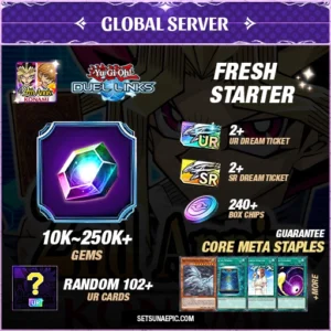 Yugioh! Duel Link Account Fresh Resource Starter Global
