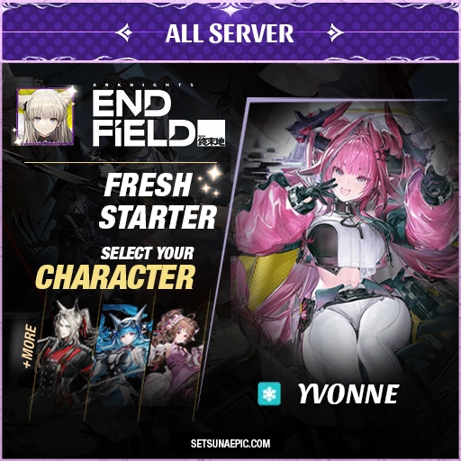 Yvonne Arknights: End Field Starter Account All Server