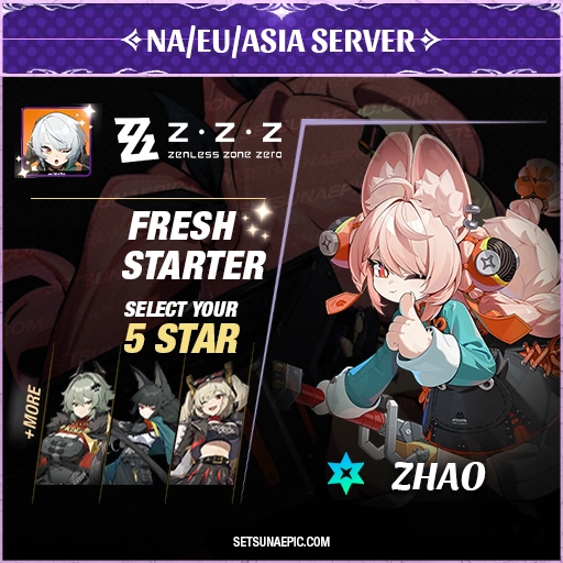 Zhao Zenless Zone Zero Account Starter All Server