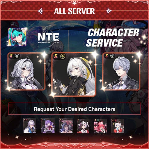 neverness to everness NTE character service account