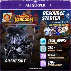 Silent Salt Cookie Run Kingdom Account Starter All Server