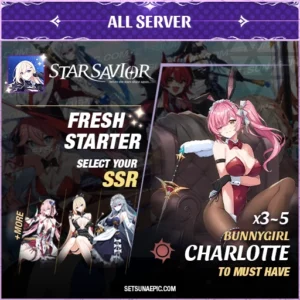 bunny girl charllote star savior starter account