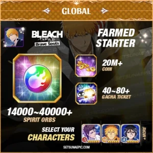 bleach brave souls starter account