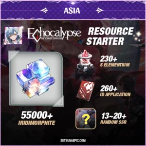 Echocalypse: Scarlet Covenant Account Resource Starter All Server