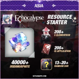 echocalypse resource starter account