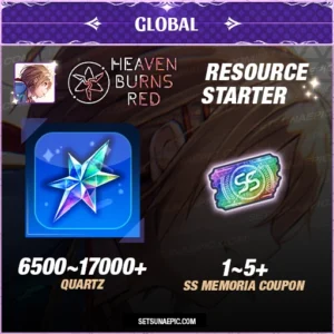Heaven Burns Red Account Resource Starter All Server