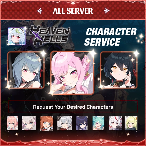 HEAVENHELLS: Anime Squad RPG character service account