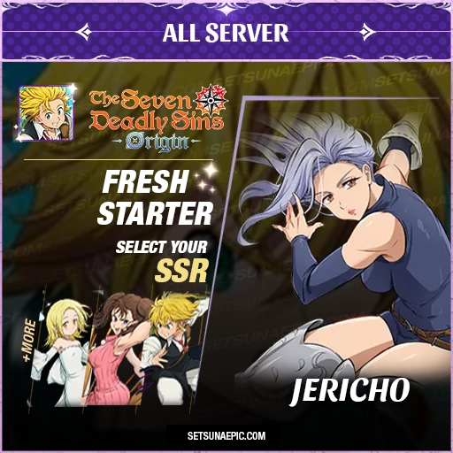 jechiro The Seven Deadly Sins: Origin starter account