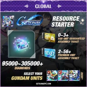 SD Gundam G Generation Account Resource Starter All Server