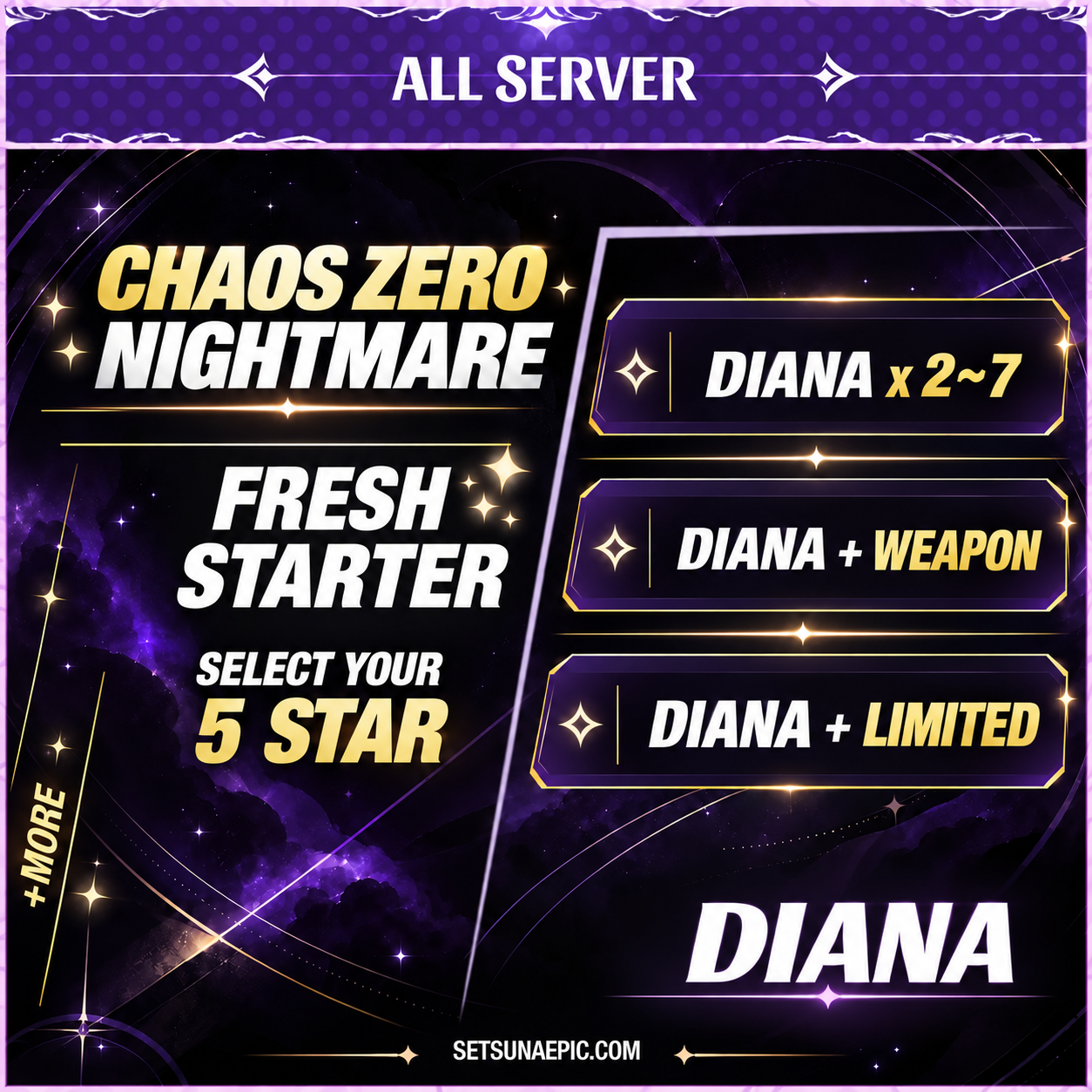 Diana Chaos Nightmare Zero Account Starter All Server
