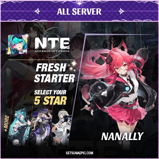 nanaly nte neverness to everness starter account