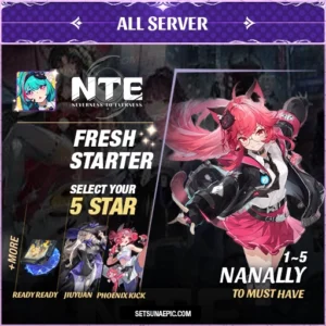 nanally nte neverness to everness starter account
