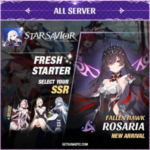 rosaria star savior starter account