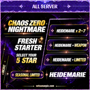 Heidemarie Chaos Nightmare Zero Account Starter All Server