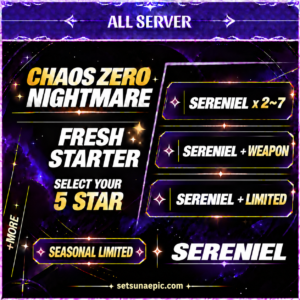 Sereniel Chaos Nightmare Zero Account Starter All Server