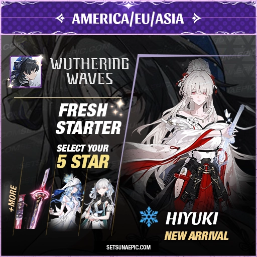Hiyuki wuthering waves ww starter account