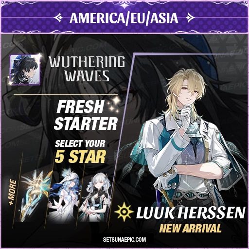 luuk herssen wuthering waves ww starter account