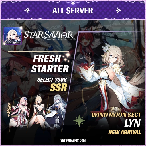 lyn star savior starter account