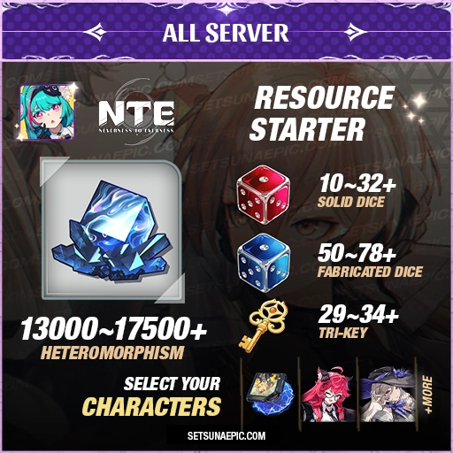 Neverness To Everness NTE Account Resource Starter All Server
