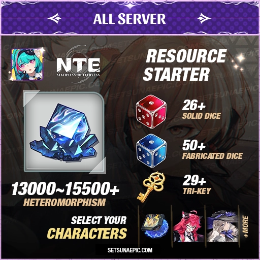 Neverness To Everness NTE Account Resource Starter All Server