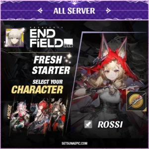 Rossi Arknights: End Field Starter Account All Server